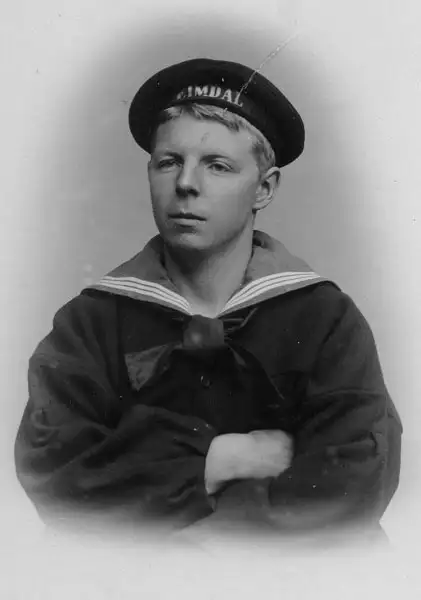 Bendt Christian Nielsen som marinesoldat ca. 1915
