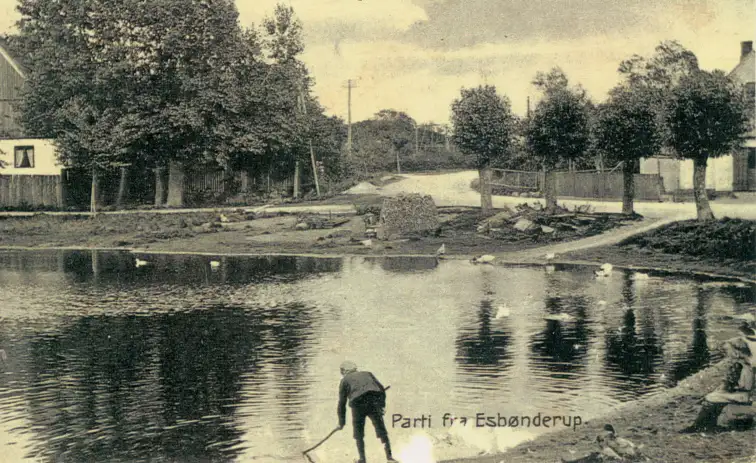 Esbønderup Gadekær cirka 1925