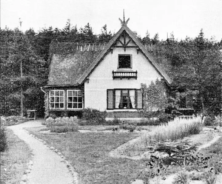 Familien Lytthans-Petersens sommerhus i 1890, senere ”Marthahjemmet”.