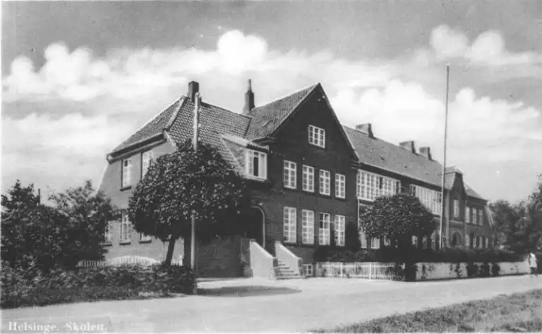 Helsinge Skole cirka 1950